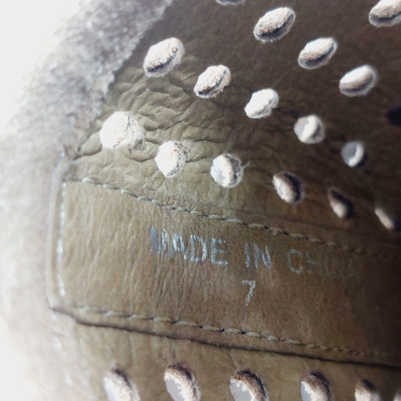 J/Slides Rileyy Tan Leather Perforated Espadrille Sneaker C759 - Picture 14 of 14